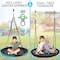 Serenelife 40 Inch Giant Outdoor Saucer Tree Swing with Hang Kit and Center Spinner SLSWNG102 - alternate 5